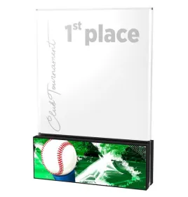 Akrylátová trofej APLA200M07 | Baseball Výška cm: 20