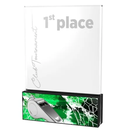 Akrylátová trofej APLA200M20 | Fotbal Výška cm: 16