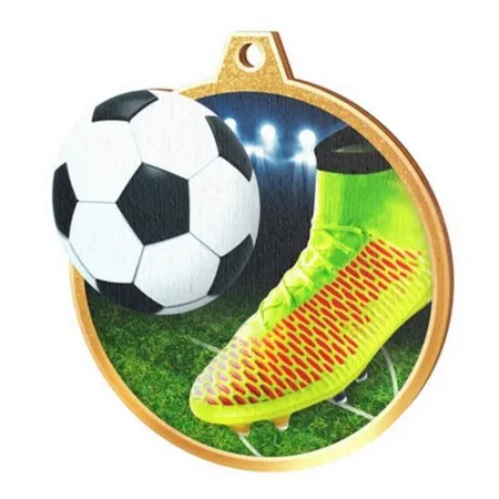 Medaile MDAW005M01 | Fotbal Průměr cm: 8, Stuha: ST10