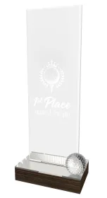 Akrylátová trofej WPLAG601 | Golf Výška cm: 21