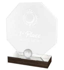 Akrylátová trofej WPLAG602 | Golf Výška cm: 21