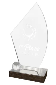 Akrylátová trofej WPLAG603 | Golf Výška cm: 23