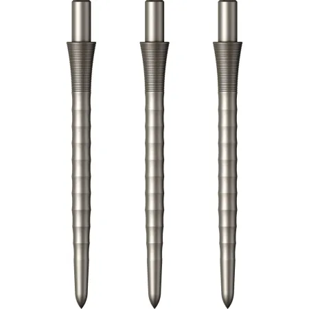 Mission Kovové hroty Sniper - Ripple - Silver - 32 mm