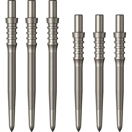 Mission Kovové hroty Sniper - Micro Grip - Silver - 32 mm