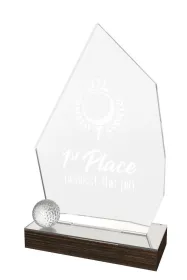 Akrylátová trofej WPLAG606 | Golf Výška cm: 23