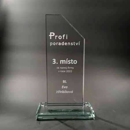 Skleněná trofej CLA11/4