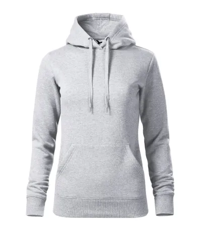 Mikina dámská Cape 414 - 2XL - světle šedý melír