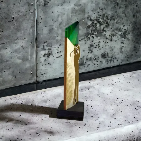 Dřevěná plaketa WPLA406 | Golf Výška cm: 21,5