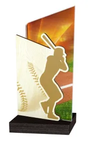 Dřevěná plaketa WPLA404 | Baseball Výška cm: 23,5