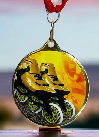 Medaile MDLMAXM31 | Bruslení Barva: zlato, Stuha: ST9