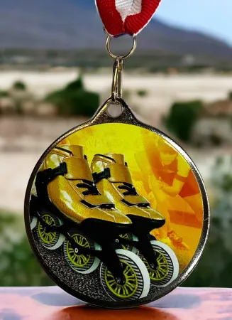 Medaile MDLMAXM31 | Bruslení Barva: zlato, Stuha: ST9