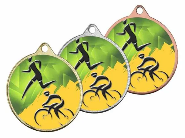 Medaile MDLMAXM33 | Atletika Barva: stříbro, Stuha: ST12