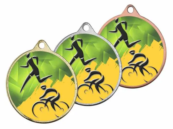 Medaile MDLMAXM33 | Atletika Barva: stříbro, Stuha: ST12