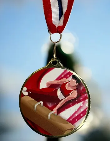 Medaile MDLMAXM44 | Gymnastika Barva: zlato, Stuha: ST13