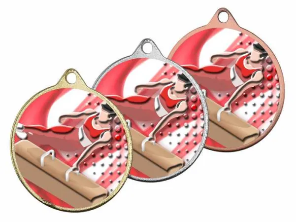 Medaile MDLMAXM44 | Gymnastika Barva: zlato, Stuha: ST13