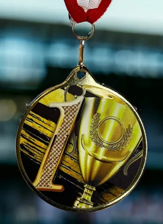 Medaile MDLMAXM46 | Čísla Barva: zlato, Stuha: ST13