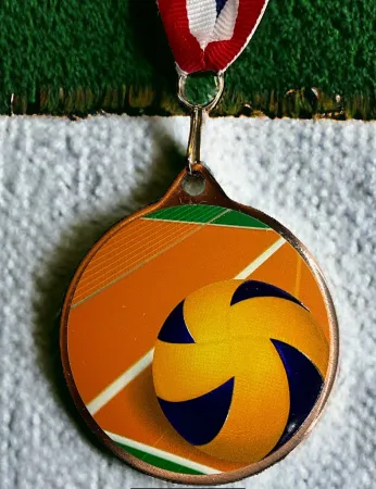 Medaile MDLMAXM49 | Volejbal Barva: zlato, Stuha: ST17