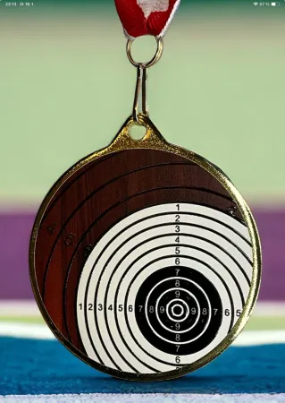 Medaile MDLMAXM50 | Střelba Barva: zlato, Stuha: ST3