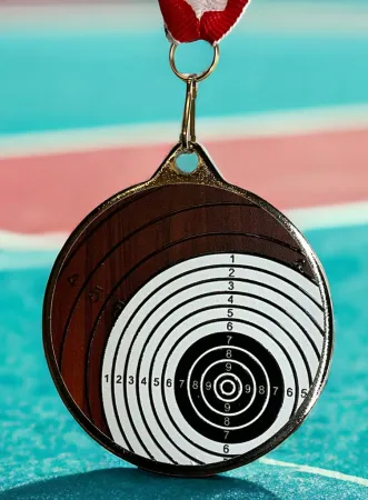 Medaile MDLMAXM50 | Střelba Barva: zlato, Stuha: ST3