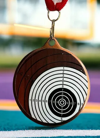 Medaile MDLMAXM50 | Střelba Barva: zlato, Stuha: ST3