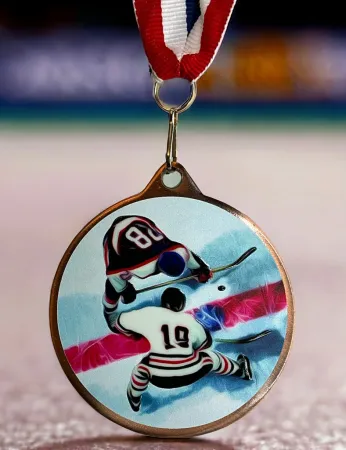 Medaile MDLMAXM54 | Hokej Barva: zlato, Stuha: ST8