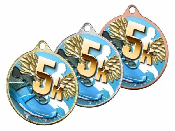 Medaile MDLMAXM58 | Běh Barva: stříbro, Stuha: ST13