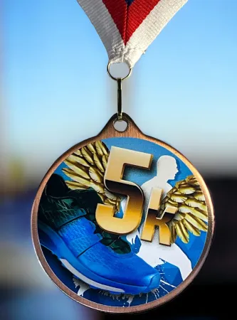 Medaile MDLMAXM58 | Běh Barva: stříbro, Stuha: ST13