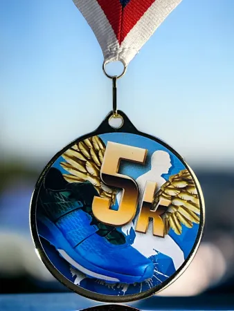 Medaile MDLMAXM58 | Běh Barva: stříbro, Stuha: ST13