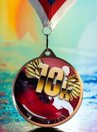 Medaile MDLMAXM59 | Běh Barva: stříbro, Stuha: ST4