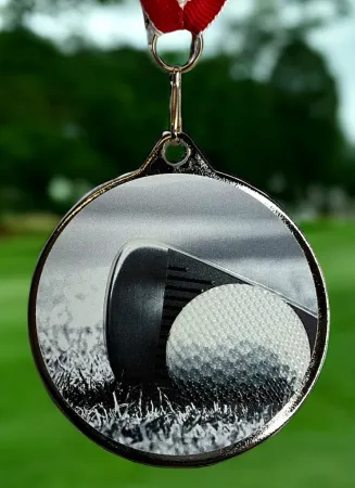 Medaile MDLRMAXM12 | Golf Barva: zlato, Stuha: ST9