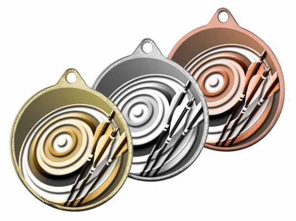 Medaile MDLRMAXM13 | Lukostřelba Barva: stříbro, Stuha: ST18