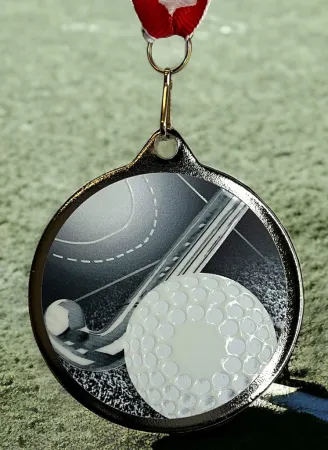 Medaile MDLRMAXM18 | Pozemní hokej Barva: zlato, Stuha: ST13