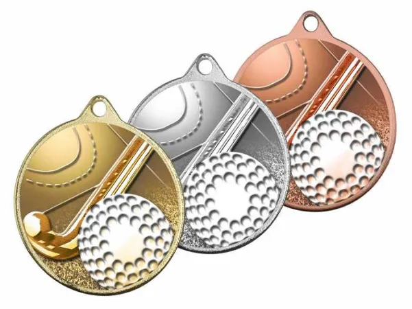 Medaile MDLRMAXM18 | Pozemní hokej Barva: zlato, Stuha: ST13