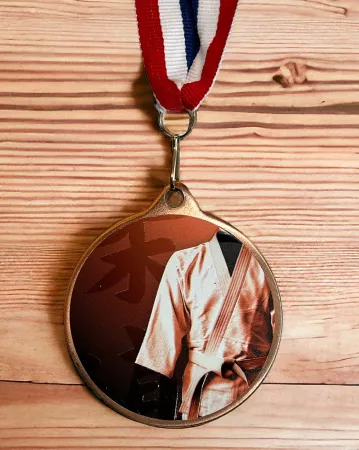 Medaile MDLRMAXM21 | Bojová umění Barva: stříbro, Stuha: ST8