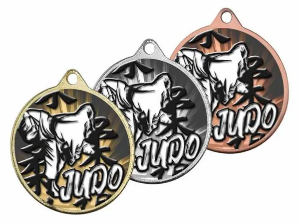 Medaile MDLRMAXM23 | Bojová umění Barva: zlato, Stuha: ST18