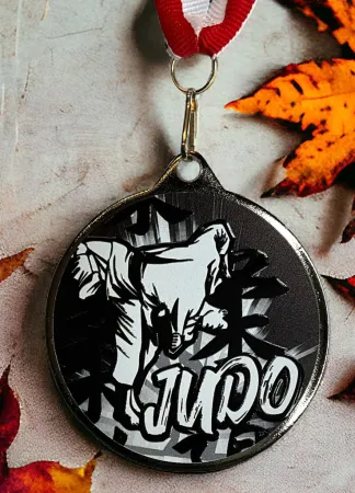 Medaile MDLRMAXM23 | Bojová umění Barva: zlato, Stuha: ST18