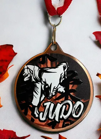 Medaile MDLRMAXM23 | Bojová umění Barva: zlato, Stuha: ST18