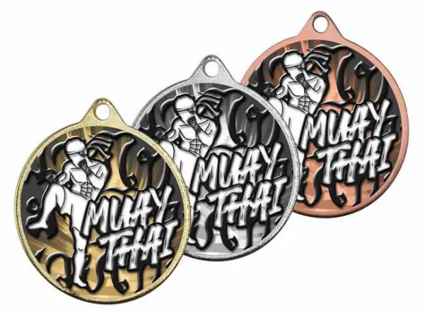 Medaile MDLRMAXM24 | Bojová umění Barva: zlato, Stuha: ST16