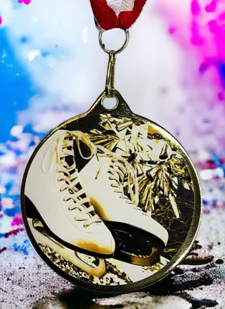 Medaile MDLRMAXM34 | Krasobruslení Barva: stříbro, Stuha: ST9