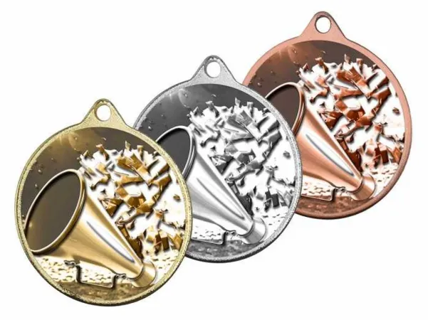 Medaile MDLRMAXM36 | Roztleskávačky Barva: stříbro, Stuha: ST3