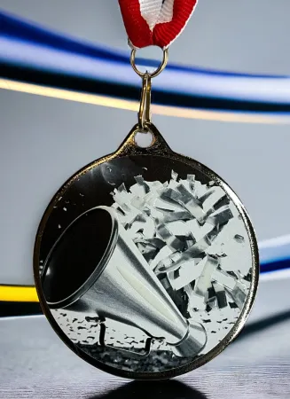 Medaile MDLRMAXM36 | Roztleskávačky Barva: stříbro, Stuha: ST3