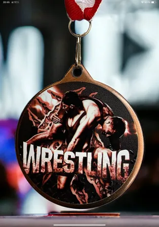 Medaile MDLRMAXM37 | Bojová umění Barva: zlato, Stuha: ST13