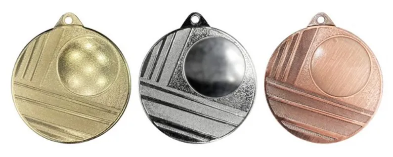 Medaile MD12 Barva: stříbro, Stuha: ST8