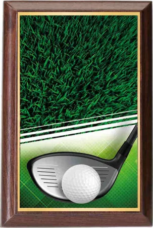 Plaketa PLPG003M03 | Golf Výška cm: 10