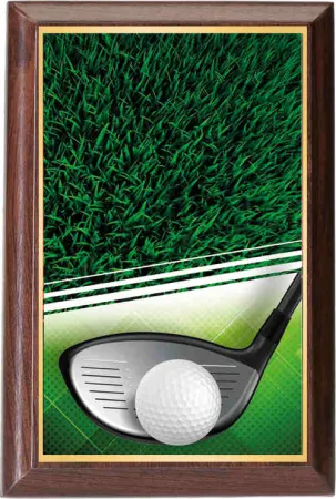 Plaketa PLPG003M03 | Golf Výška cm: 10