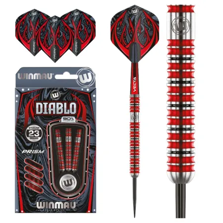Winmau Šipky Steel Diablo - Parallel - 23g