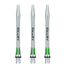 Winmau Násadky Astro Aluminium - medium - green