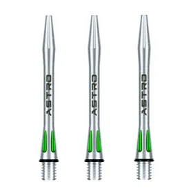 Winmau Násadky Astro Aluminium - midi - green