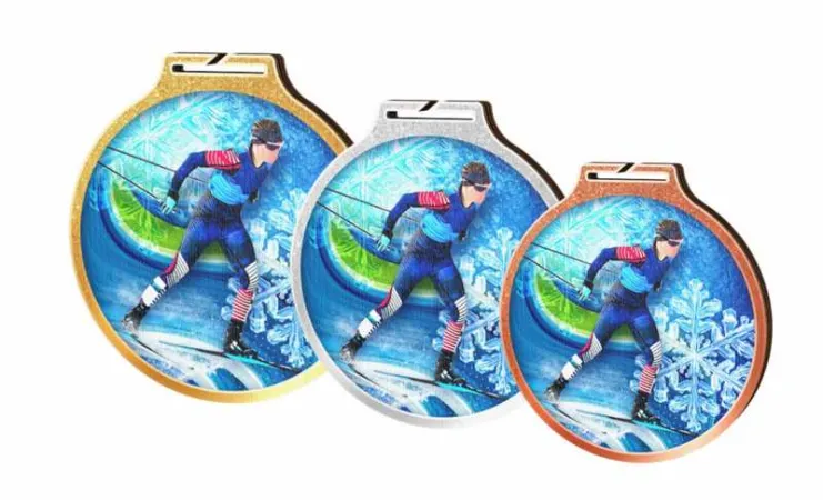 Medaile MDAW002M72 Průměr cm: 9, Stuha: ST7