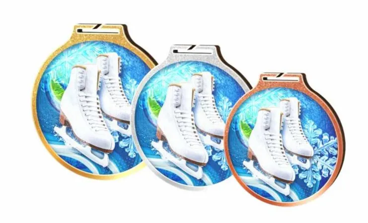 Medaile MDAW002M76 Průměr cm: 9, Stuha: ST9